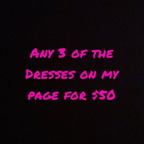Any 3 of the Dresses on my page for $38 - Picture 1 of 1